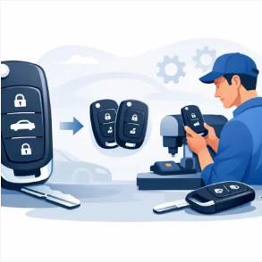 Remote key duplicated